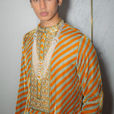 Punit Balana Lehriya Kurta Set