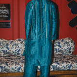 Punit Balana Teal Bundi Set