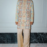 Punit Balana Ivory Printed Kurta Set