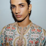 Punit Balana Ivory Printed Kurta Set
