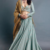 Sage Green Lehenga Set