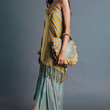 Asymmetric Skirt Set