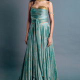 Sage Green Corset Skirt Set