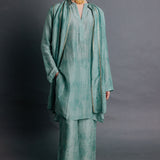 Sage Green Jacket Kurta Set