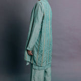 Sage Green Jacket Kurta Set