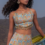 Allure Tassel Top and Skirt