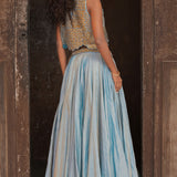 Artistic Coin Top and Skirt