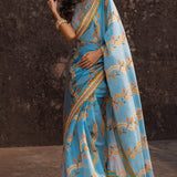 Classic Printed Saree Set