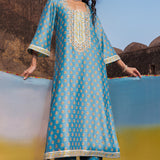 The Classic Kurta Set Blue