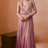Lilac Koti Anarkali Set