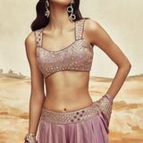 Lilac Johari Lehenga Set
