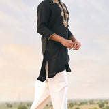 Classic Black Kurta Set
