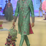 Sage Green Achkan Set