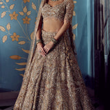 Champagne Aurelle Lehenga Set