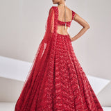 Red Leaf Lehenga