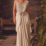 Dusk Draped Gown Saree