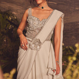 Dusk Draped Gown Saree