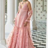 Pink Dori Sharara Set