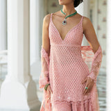 Pink Dori Sharara Set