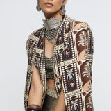 Amer Jacket & Slit Skirt Skirt