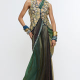 Nayab Waist Coat & Saree