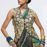Nayab Waist Coat & Saree