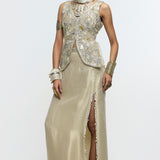 Aaina Waist Coat & Skirt Set