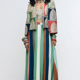Rajrangi Cape Jacket Set