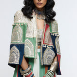 Rajrangi Cape Jacket Set