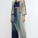 Meher Cape Jacket Set