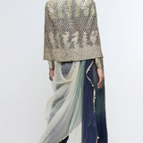 Meher Cape Jacket Set