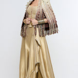 Zeena Fringe Jacket & Skirt Set