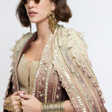 Zeena Fringe Jacket & Skirt Set