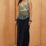 Soraya Fringe Top & Skirt Set