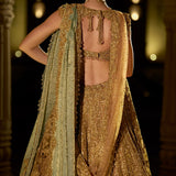 Antique Gold Lehenga Set