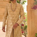 Champagne Sherwani Set