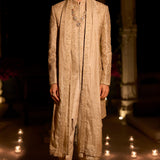 Champagne Gold Sherwani Set