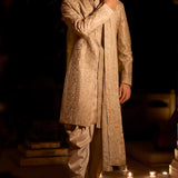 Champagne Gold Sherwani Set