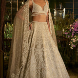 Champagne Pearl Lehenga Set