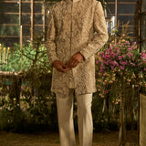 Champagne Pearl Sherwani Set