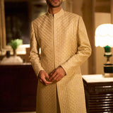 Champagne Gold Sherwani Set