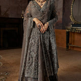 Charcoal Jacket Lehenga Set