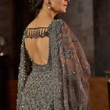 Charcoal Jacket Lehenga Set