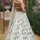 Emerald Floral Lehenga Set
