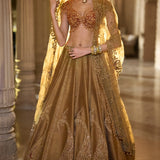 Gold Paisley Lehenga Set