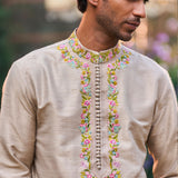 Greige Kurta Set