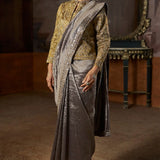 Grey Tissue Saree