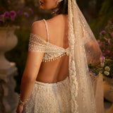 Ivory Floral Lehenga Set
