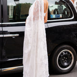 Ivory Sequin Saree