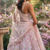 Light Pink Sequin Lehenga Set